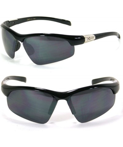 Sport Running Cycling Hiking Baseball Sport Sunglasses SA2251 - Black - CQ11GVSSNF1 $12.06