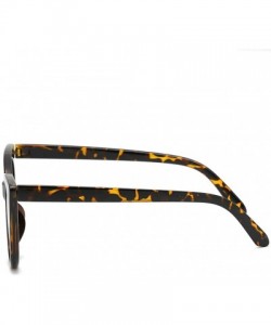 Round Vintage Round Sunglasses Classic Retro Mirrored Lens Eyewear Unisex - A - CG199L6I3GG $9.55