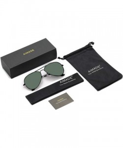 Oversized Premium Military Polarized Sunglasses Protection - 352-black G15 - CU18ADLIRKW $11.81