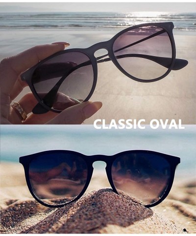 Round Classic Sunglasses Polarized Protection Mirrored - Leopard Green+black Gray+leopard Brown - C4194C8IWSN $16.51