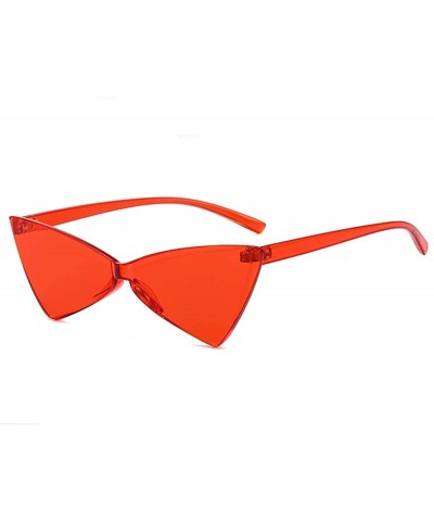 Cat Eye Cat Eye Sunglasses for Women Fashion Polarized Butterfly knot Sunglasses UV Protective Glasses for Outdoor - Red - CS...
