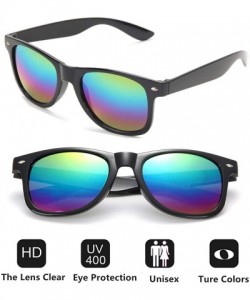 Aviator Wholesale Sunglasses Bulk for Adults Party Favors Retro Classic Shades 10 Pack - Black Mirrored - CQ195XWQ7C3 $14.07