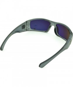 Square Gangster Sunglass Hardcore Dark Lens Sunglasses Men Women - Black-green - CM12D1PGHDB $6.50