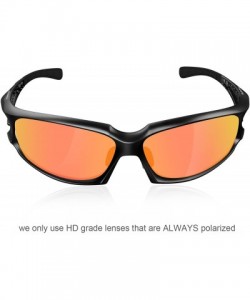 Wayfarer Hulislem Structure Sports Polarized Sunglasses for Men Women - CU129SAOR43 $23.14