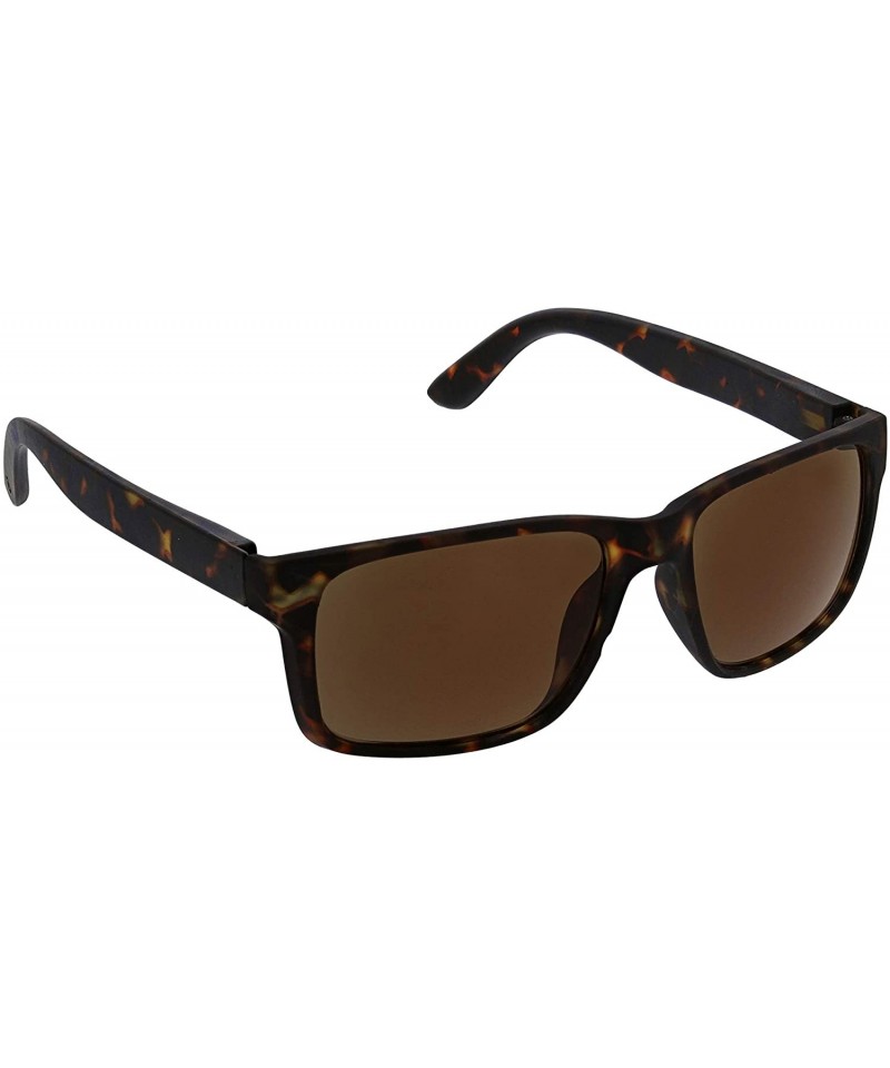 Rectangular Stoke Rectangular Reading Sunglasses - Tortoise - CY19652X3ML $12.03