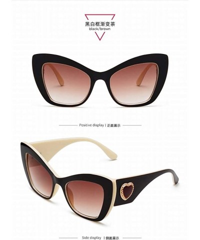 Sport Big Box Sunglasses Lady Fashion Personality Sunglasses - CC18UDT8RWU $27.83