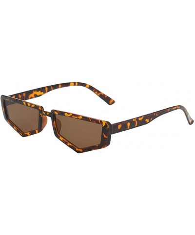 Goggle Fashion Irregular Shape Glasses for Women Men Vintage Retro Style Sunglasses - B - CO18UM9I9NS $10.93