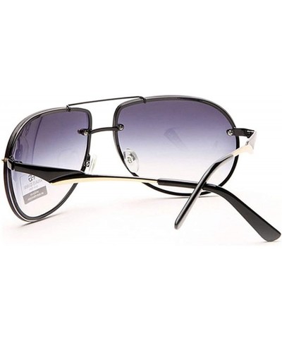 Aviator Belted Collection Women's Classic Aviator Sunglasses - Black - CC18HDLQ03H $51.83