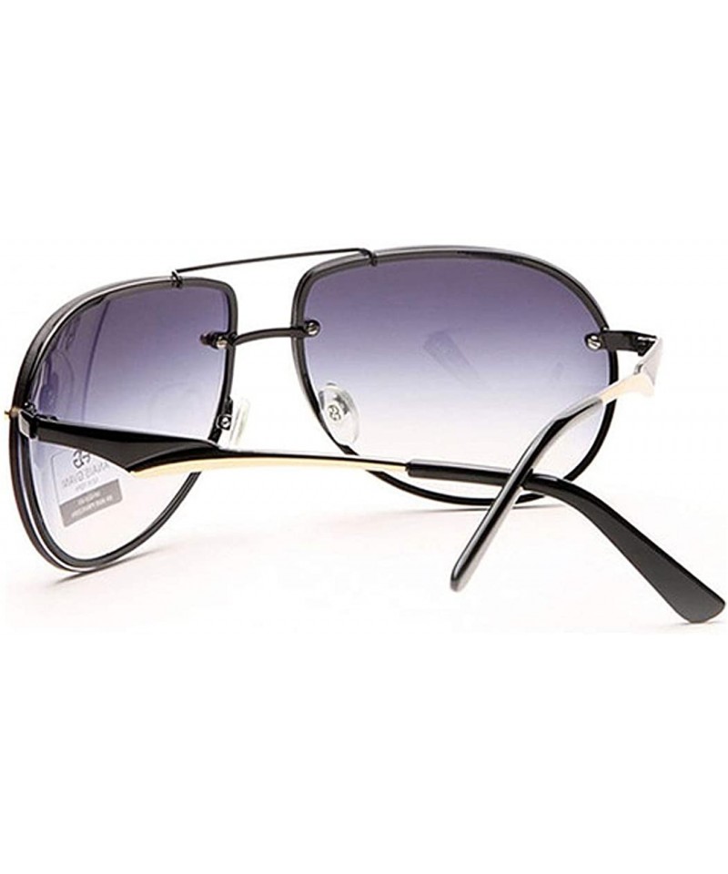 Aviator Belted Collection Women's Classic Aviator Sunglasses - Black - CC18HDLQ03H $26.92