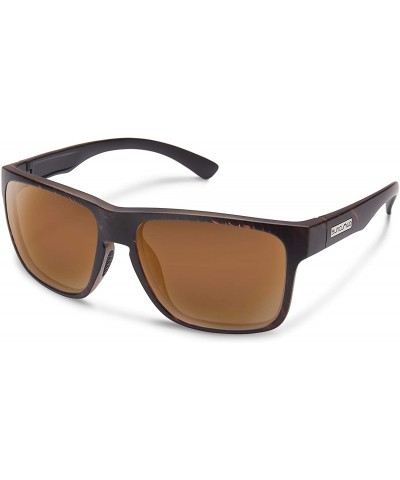 Sport Rambler Sunglasses - Blackened Tortoise / Polarized Brown - CW12O1Y9N86 $35.63