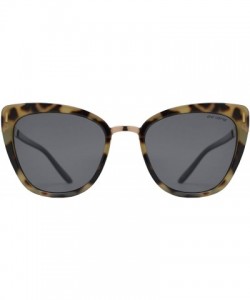 Sport Polarized Cat Eye Sunglasses for Women UV Protection Retro Vintage - Marble + Smoke - C2195CZLKOS $13.61