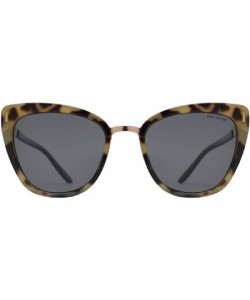 Sport Polarized Cat Eye Sunglasses for Women UV Protection Retro Vintage - Marble + Smoke - C2195CZLKOS $13.61