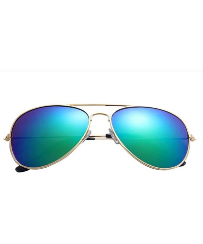 Sport Sunglasses for Men- Men's Polarized Square Aviator Sunglasses Retro Style Metal Frame for Cycling Driving - CG18TK93DCK...