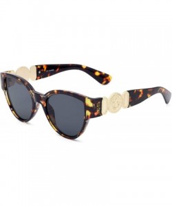 Cat Eye Retro Cat Eye Sunglasses Hiphop Sun Glasses High Fashion Luxury Gold Millionaire Rapper Swag Glasses - CS198Q54C82 $2...