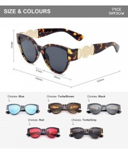 Cat Eye Retro Cat Eye Sunglasses Hiphop Sun Glasses High Fashion Luxury Gold Millionaire Rapper Swag Glasses - CS198Q54C82 $9.04