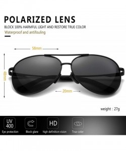 Aviator Polarized Aviator Sunglasses for Men - Metal Frame Sports UV 400 Protection Mens Women Sunglasses 2261 - CH18D4L40C0 ...