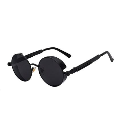 Round Round metal sunglasses for men - 6 - C518CAGY3D7 $16.84