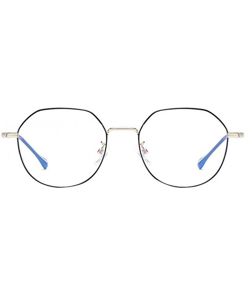 Oversized Computer Reading Glasses Lighweight Metal Frame Blue Light Blocking Readers for Men Women Business Work - CJ199GSHZ...