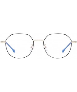 Oversized Computer Reading Glasses Lighweight Metal Frame Blue Light Blocking Readers for Men Women Business Work - CJ199GSHZ...