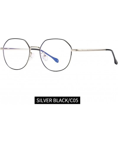 Oversized Computer Reading Glasses Lighweight Metal Frame Blue Light Blocking Readers for Men Women Business Work - CJ199GSHZ...