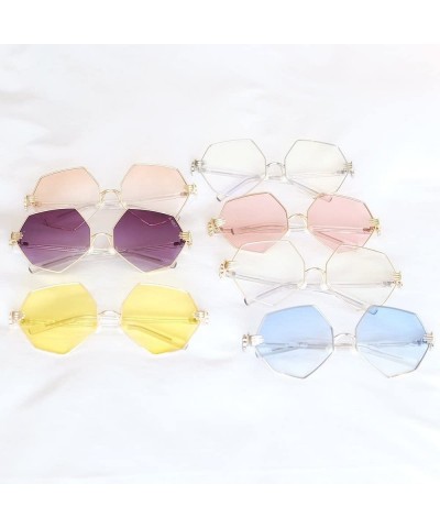Aviator THE LALINE pearl nose pads sunglasses - Silver&clear - CX188MQY3T9 $27.77