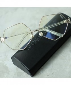 Aviator THE LALINE pearl nose pads sunglasses - Silver&clear - CX188MQY3T9 $27.77