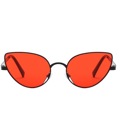Goggle Sunglasses Oval Shades Polarized Goggles Glasses Eyewear - Red - CB18QRTNUNN $11.93