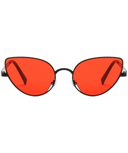 Goggle Sunglasses Oval Shades Polarized Goggles Glasses Eyewear - Red - CB18QRTNUNN $11.93