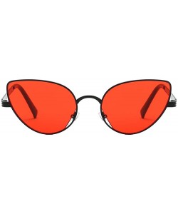 Goggle Sunglasses Oval Shades Polarized Goggles Glasses Eyewear - Red - CB18QRTNUNN $11.93