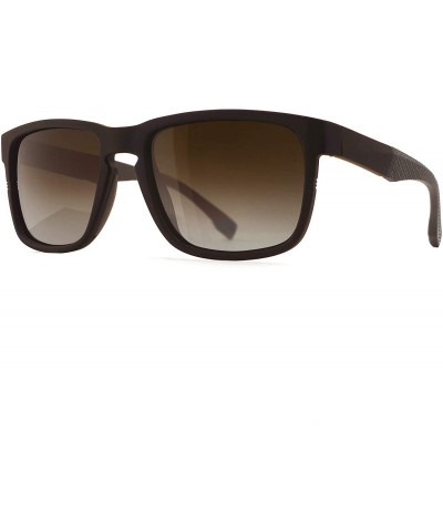 Rectangular Unisex Polarized Sunglasses Stylish Sun Glasses with Spring Hinges - CV18L29R47T $32.51