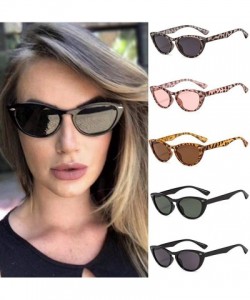 Oversized UV Protection Sunglasses for Women Men Full rim frame Cat-Eye Shaped Plastic Lens and Frame Sunglass - A - CF1902SK...