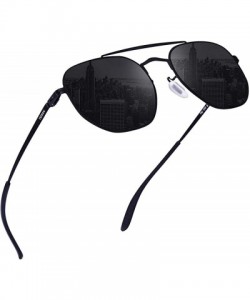 Sport sunglasses ultra light stainless impact resistant lenses black - CQ198OQSSG2 $19.88