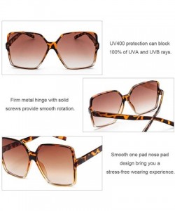 Sport Oversized Square Sunglasses for Women Big Large Wide Fashion Shades for Men 100% UV Protection Unisex - CG19CDN35TW $11.50