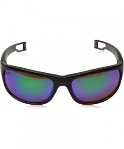 Oval Men's Cruz-R-A010138 Polarized Oval Sunglasses - Satin Brown Wood Grain - CV12B05PF1J $54.20