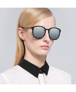 Oval Oversize Polarized Sunglasses for Women&Men Vintage Eyewear for Driving Beach Shopping Travel PZ9238 - C818OYQALNS $17.63