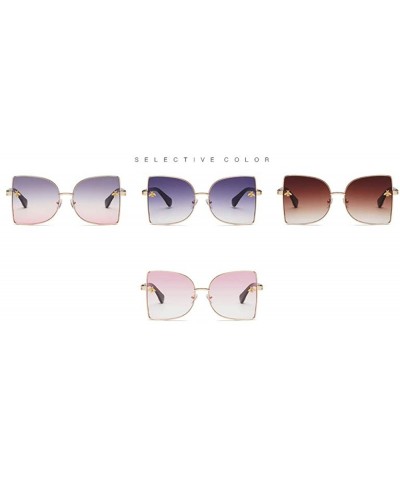 Butterfly Oversized Sunglasses for Women Glasses UV400 Outdoor Sun Protection Glasses-- Pink - CA18QO44K9C $12.17