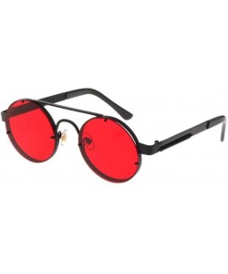 Goggle Glasses Sunglasses Fashion Decoration Glasses Gold - C1199HA7ISE $51.21