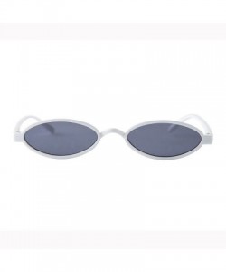 Oval Sunglasses for Men Women Oval Glasses Retro Sunglasses Eyewear Plastic Sunglasses Party Favors - A - CE18QW89W9N $7.19