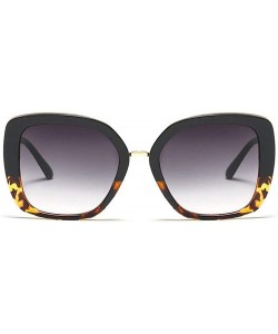 Square 2019 Luxury Square Sunglasses Women Vintage Unique Gradient Sun Glasses New Oversize Eyewear UV400 - CK18QCEAR9W $16.35