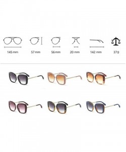 Square 2019 Luxury Square Sunglasses Women Vintage Unique Gradient Sun Glasses New Oversize Eyewear UV400 - CK18QCEAR9W $16.35