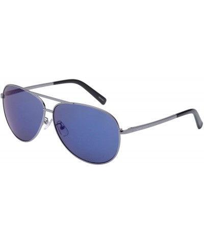 Aviator Military Style Classic Aviator Sunglasses for Men Large Metal Frame UV 400 Protection - CD18Q8W8K3Q $9.30