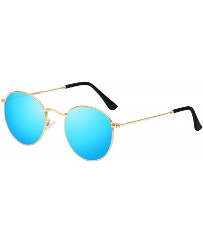 Square Small Round Polarized Sunglasses Women and Men Vintage Hexagon Square Sun glasses UV400 Protection - C3197CU5N9Z $15.00