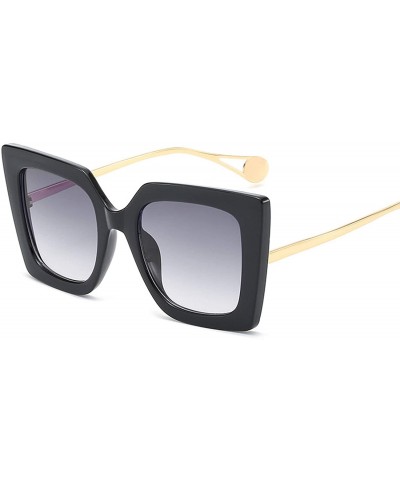 Square Women Luxury Brand Designer Fashion Unisex Sunglasses Men Sun Glasses Male Eyewear Ladies Female - C7 - CM197Y6Y024 $2...