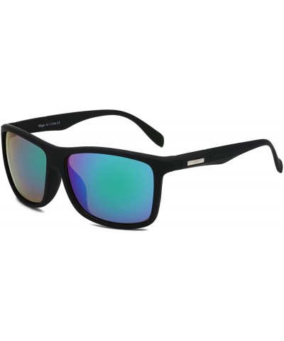 Goggle Men Retro Vintage Ultra Light Sports Rectangular UV Protection Fashion Sunglasses - Green - C618WU6QW98 $15.52