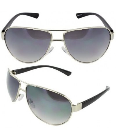 Aviator Retro Fashion Pilot Style Aviator Sunglasses Tri-Layer UV400 Unisex - CF124VB4K97 $9.26