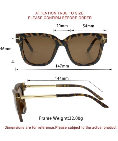 Square Oversize Multifunction Sunglasses-UV400 Protection-Retro for Men/Women - Z3232_tortoise - CO193ZZ4QGM $18.09