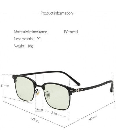 Rectangular SunAnti Blue Polarized Changing Rectangular - C2 - CP196AAG7KL $36.59