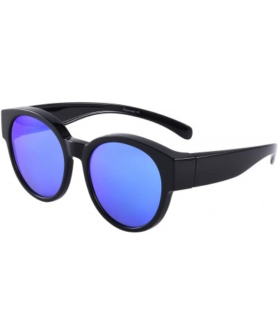 Goggle Polarized Oversized Fit over Sunglasses Over Prescription Glasses with Cat Eye Frame for Women&Men - CA18UC8NE6H $16.22