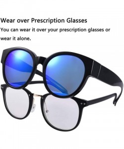 Goggle Polarized Oversized Fit over Sunglasses Over Prescription Glasses with Cat Eye Frame for Women&Men - CA18UC8NE6H $16.22