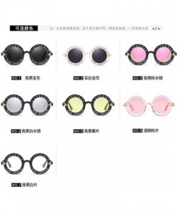 Round Retro Round Sunglasses English Letters Little Bee Sun Glasses Men Women Glasses er Fashion Male Female Uv400 - CG18WO3Q...